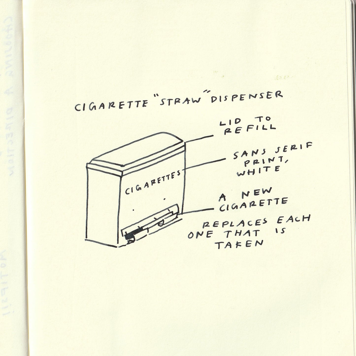THE CIGARETTE DISPENSER (SOLD OUT)